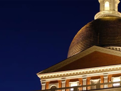 Statehouse Dome at Night