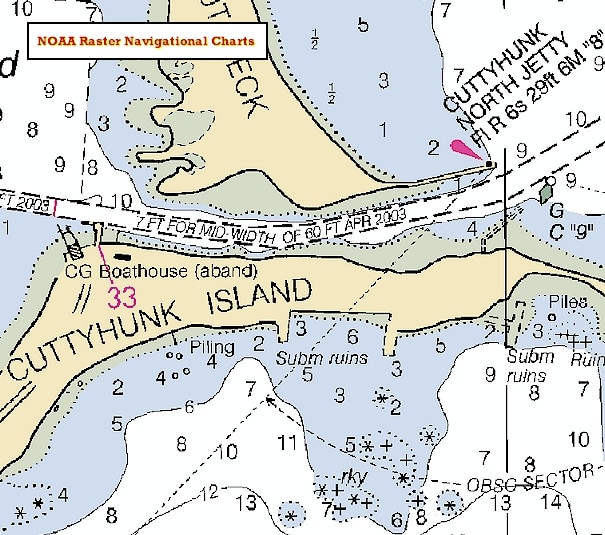 Cape Cod Depth Chart