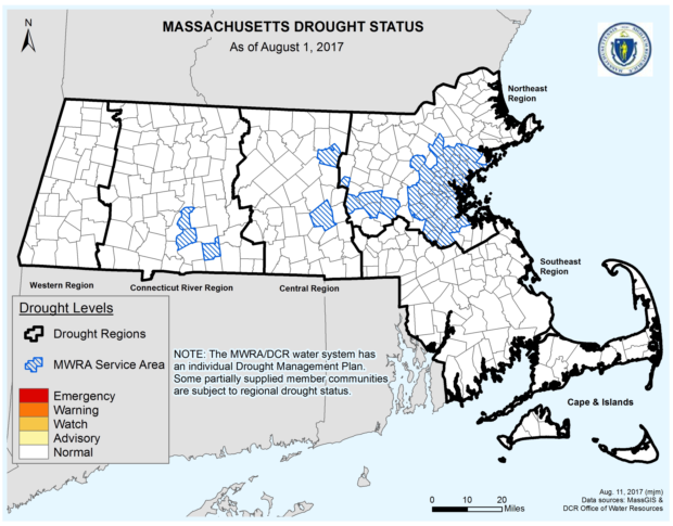 Drought Status Map Statewide