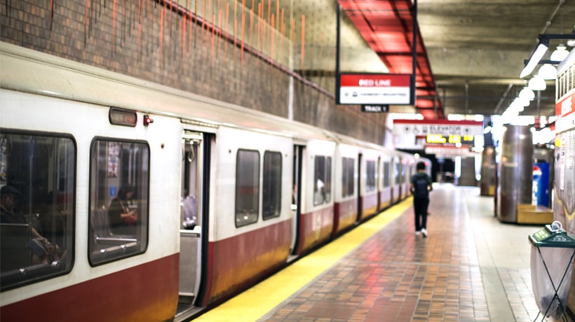Boston Red Line Station