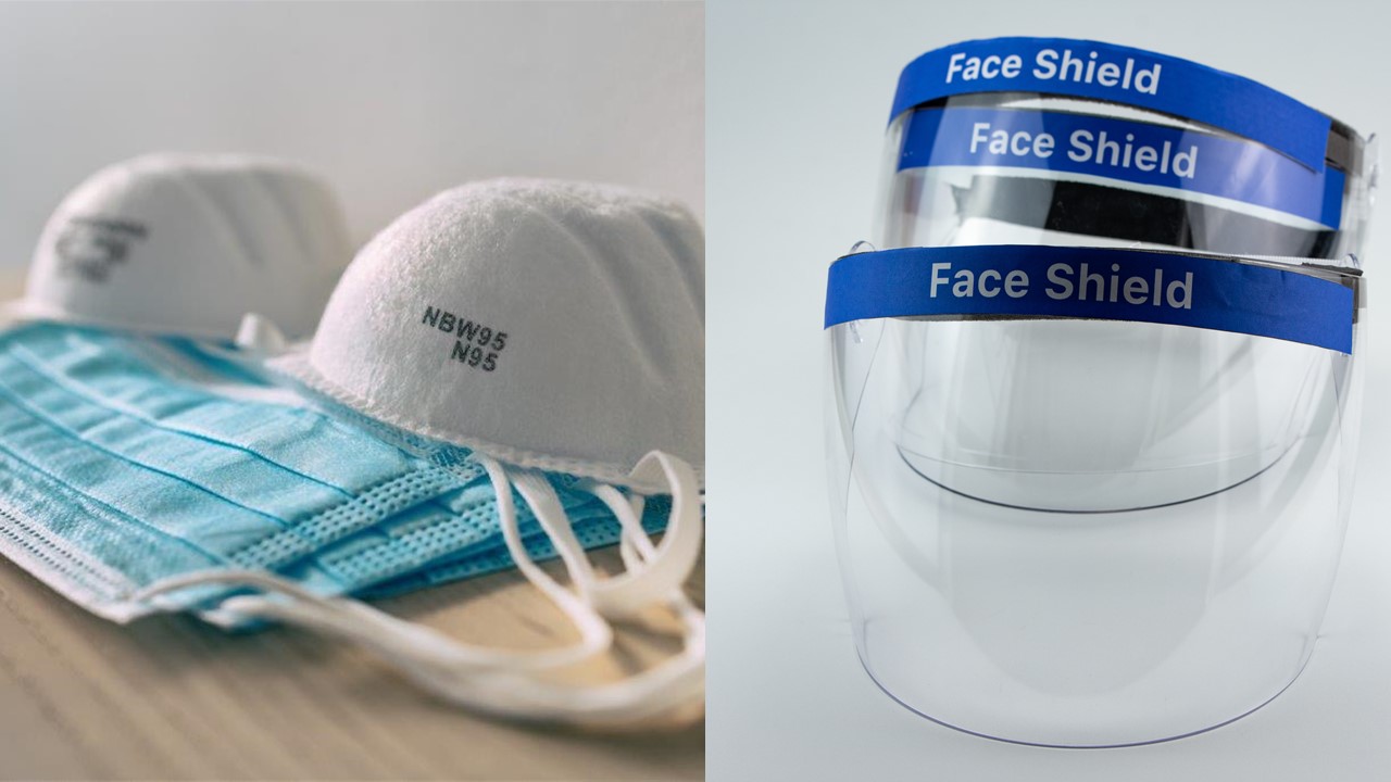 PPE-Masks and Face Shields