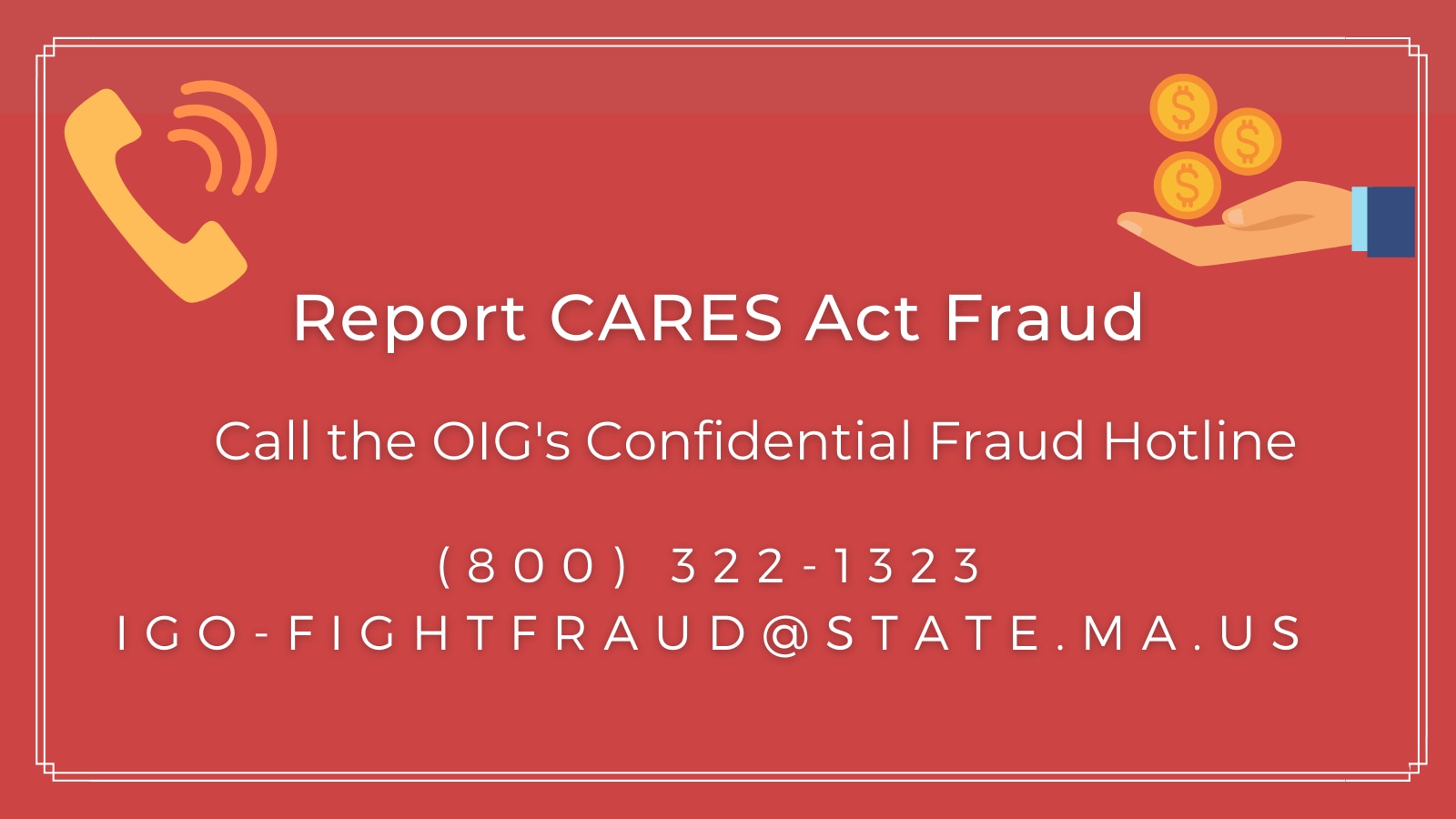 How to report CARES Act fraud