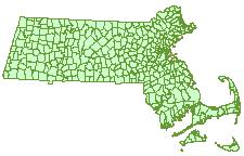 2000 U.S. Census Towns map sample