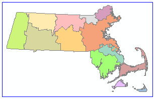 Regional Planning Agencies map