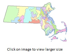 Senate Legislative Districts map