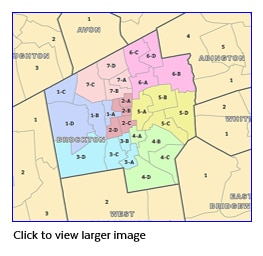 ward and precinct map sample