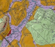 surficial geology over special topo
