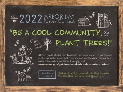 2022 Arbor Day Poster Contest Theme "Be a Cool Community, Plant Trees"