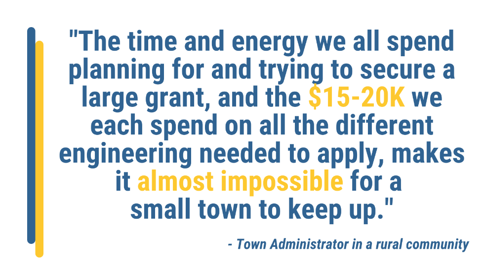Quote from a town admin. from a rural community.