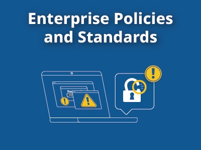Enterprise policies and standards graphic