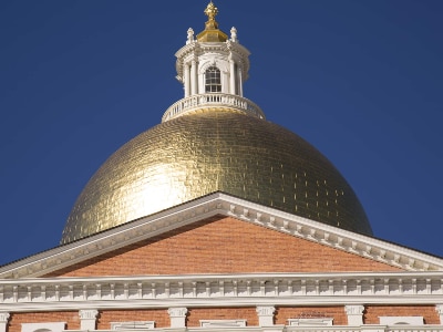 Massachusetts State House golden dome