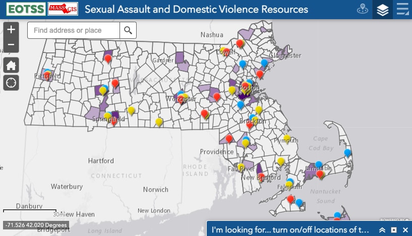 Baker-Polito Administration Launches Comprehensive Online Resource, Map Tool for Survivors of Sexual Assault and Domestic Violence