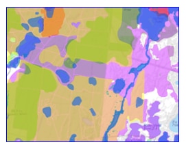 BioMap Core Habitats map