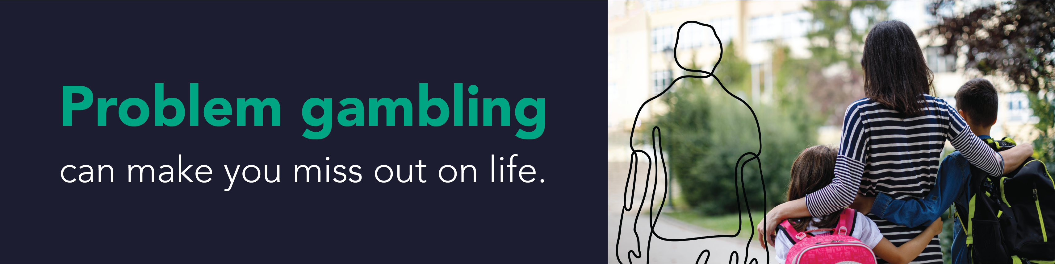 Problem gambling can make you miss out on life