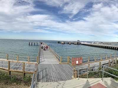 Fishing pier.