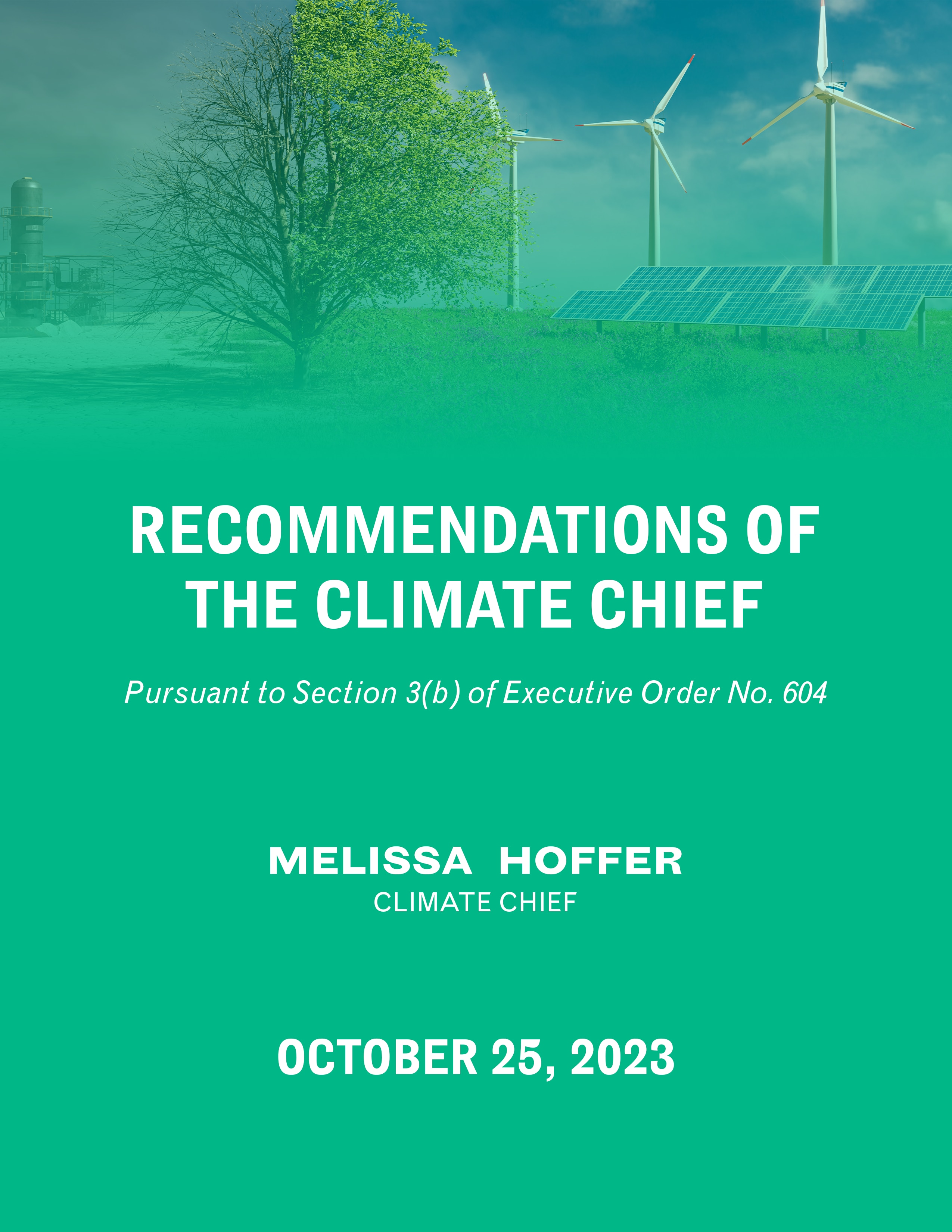 Climate report cover