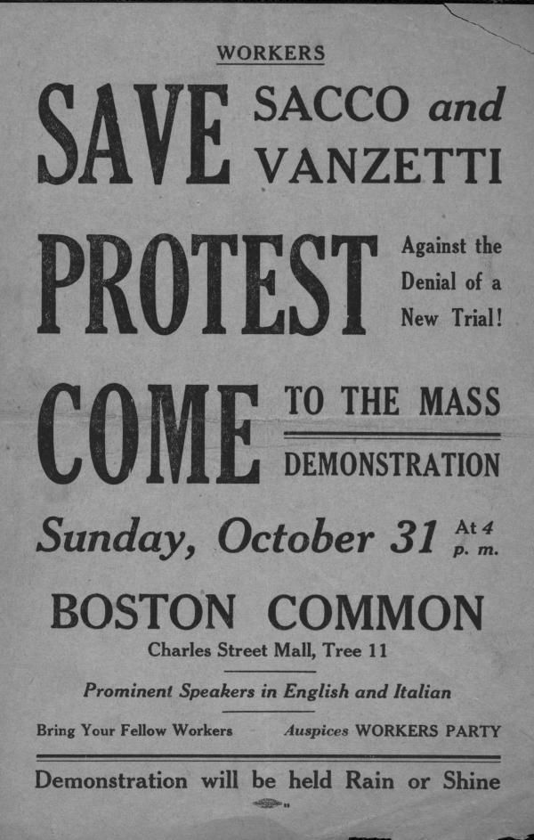 October 31, 1926 demonstration