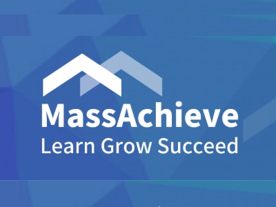 MassAchieve logo in blue