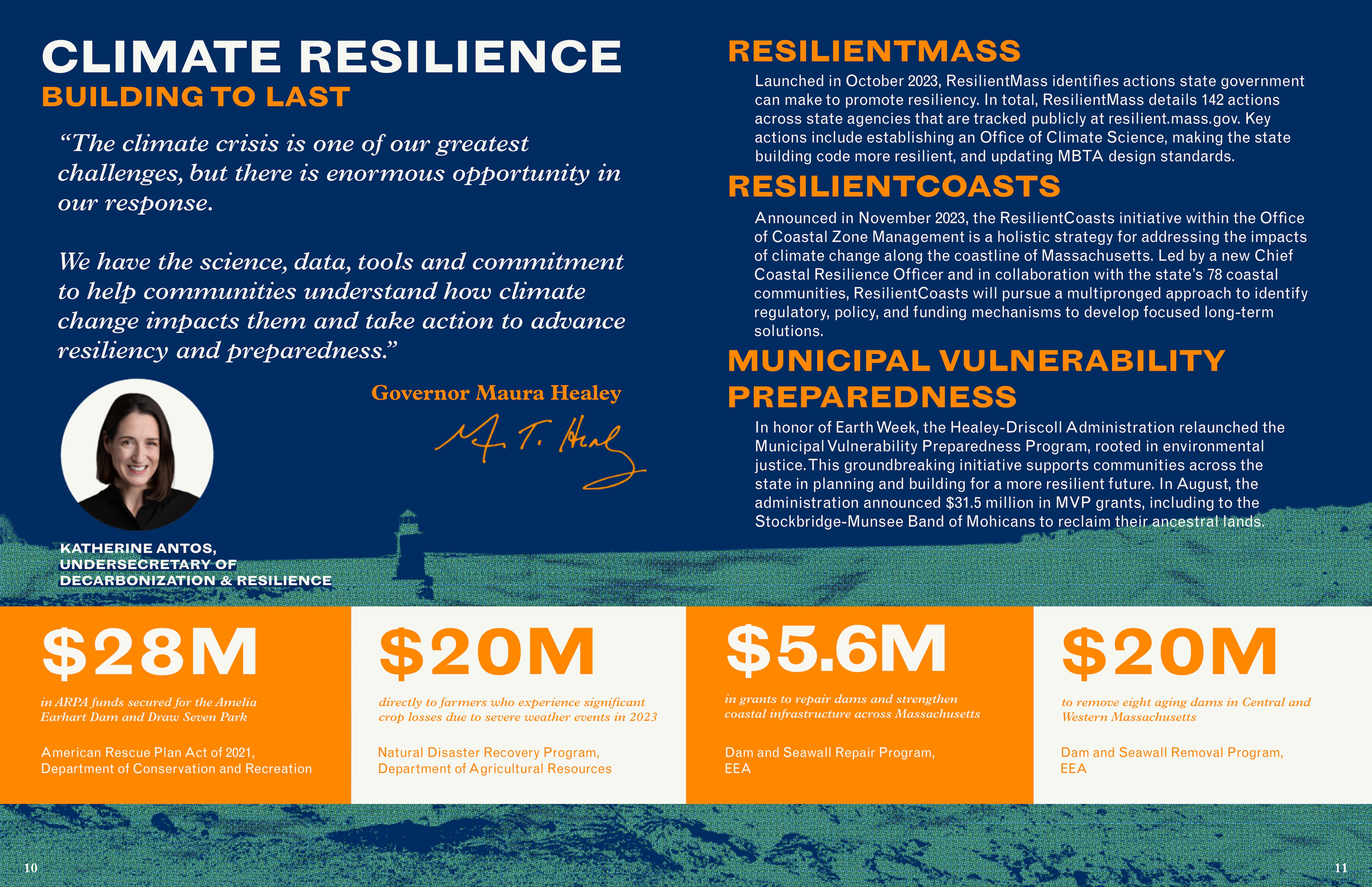 EEA Climate Resilience Accomplishments.