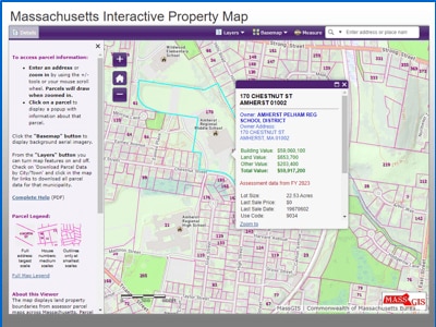Massachusetts Interactive Property Map