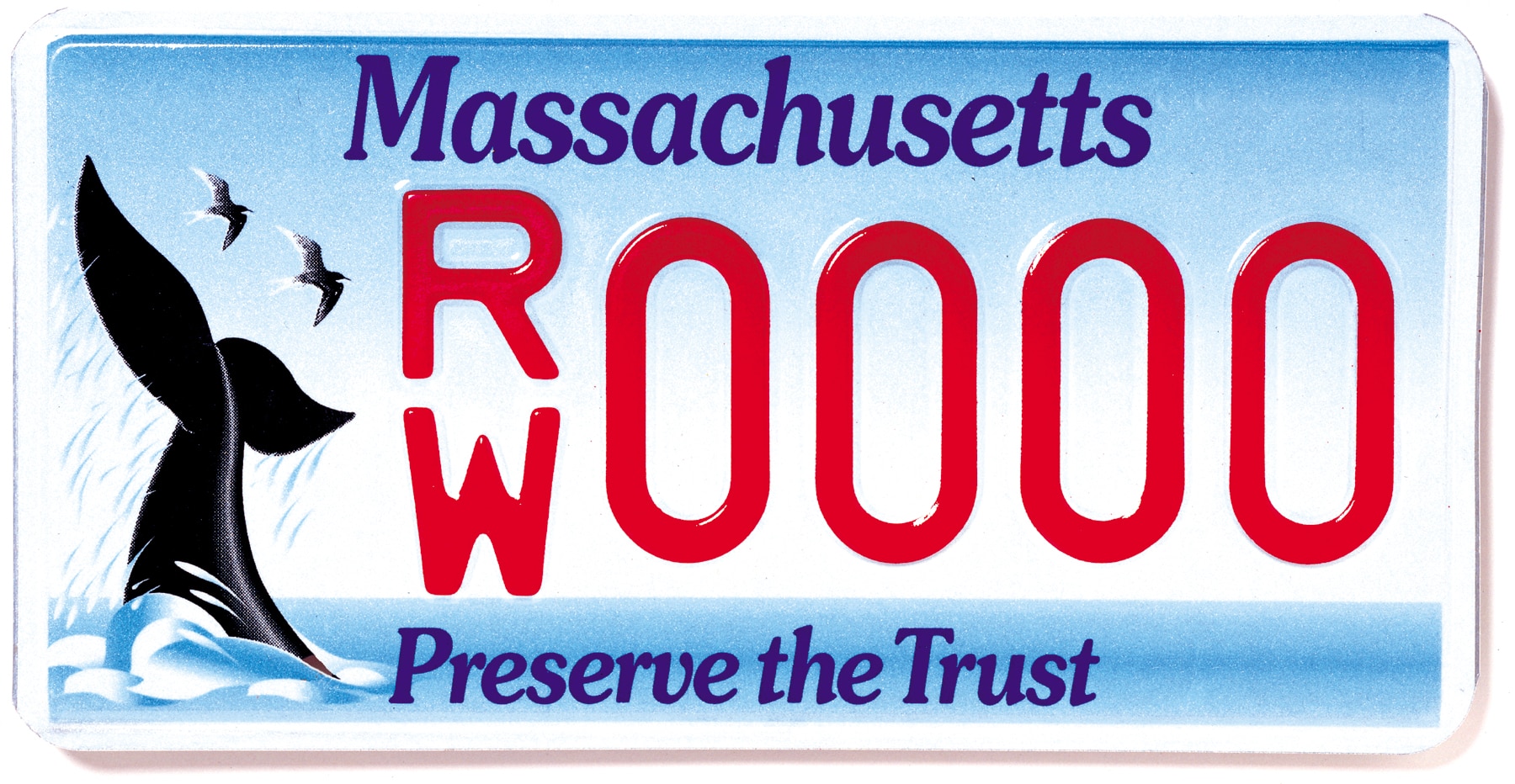 MET Whale license plate