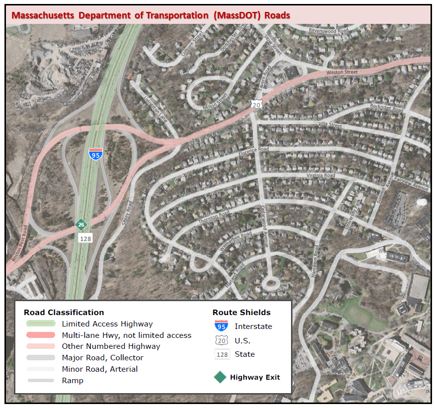 MassGIS Data Massachusetts Department of Transportation (MassDOT
