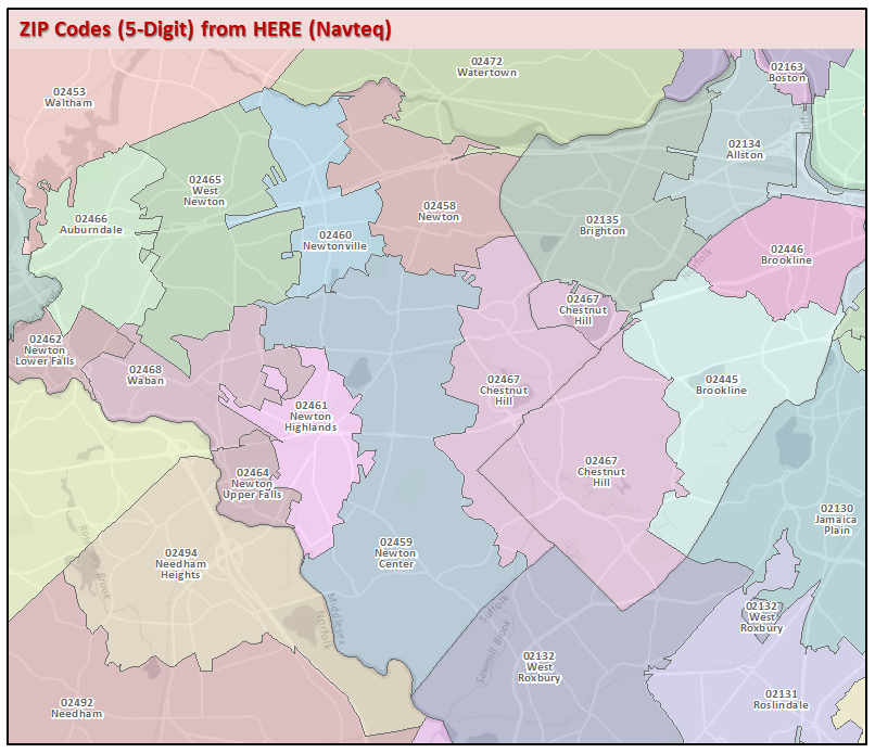 Newton Ma Zip Code Map Massachusetts Document Repository