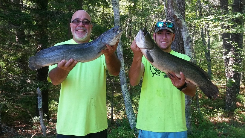 David and Jake Souza and their record bowfin
