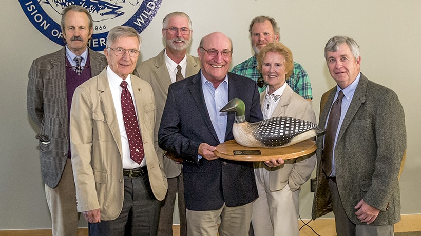 George Peterson and members of the Fisheries and Wildlife Board