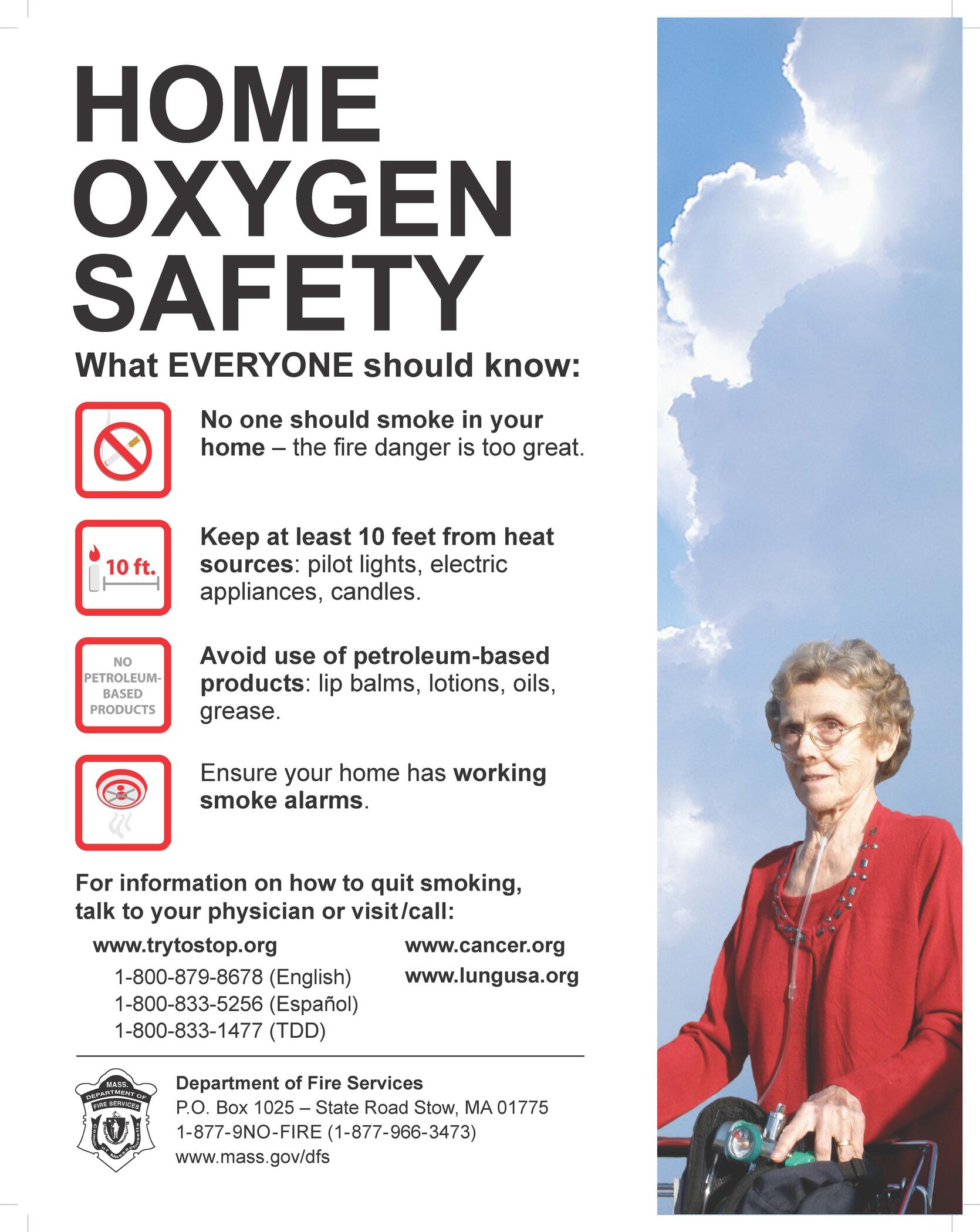 Poster Home Oxygen Safety
