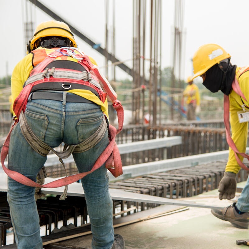 photo of two construction workers