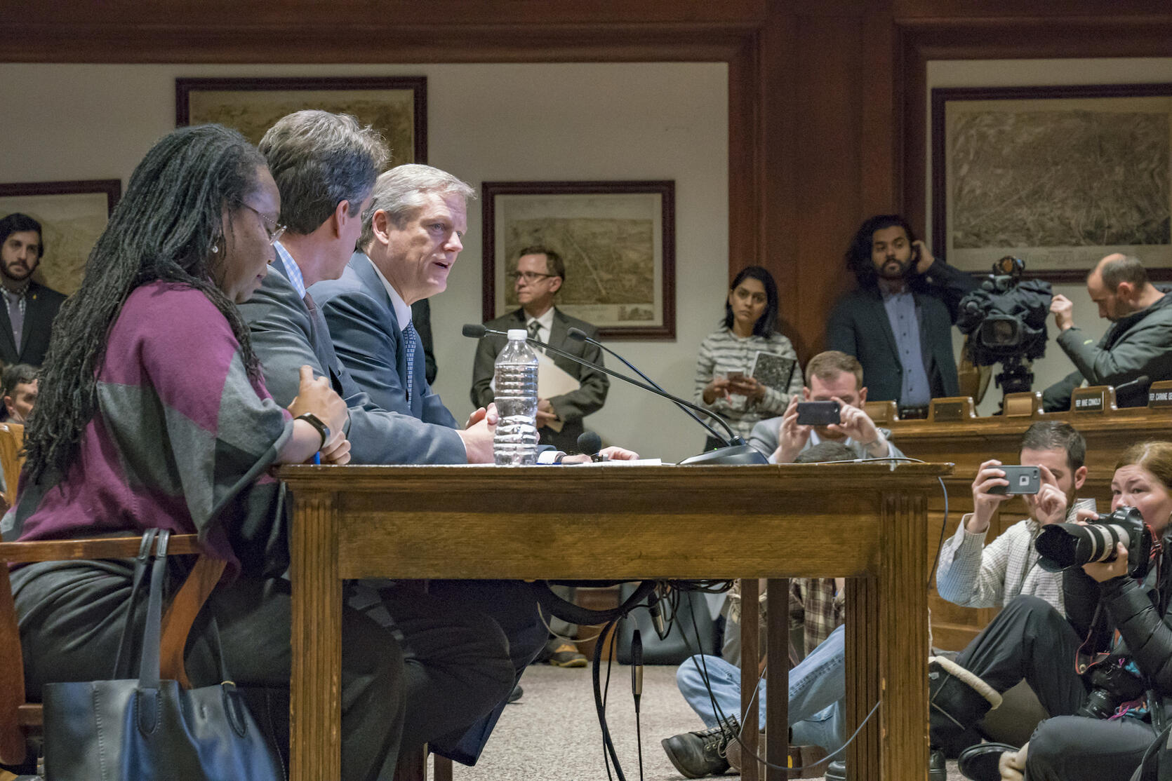 Governor Baker, Secretary Ash, and Undersecretary Kornegay testify in support of administration's housing legislation.