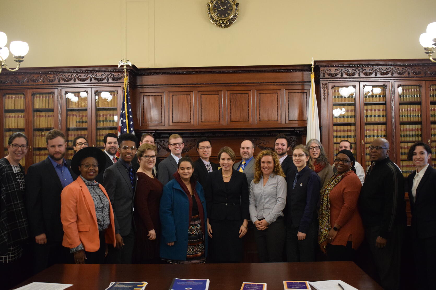 Commission Members & Attorney General Maura Healey After Swearing-In