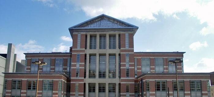 The front of the  Worcester District Courthouse 