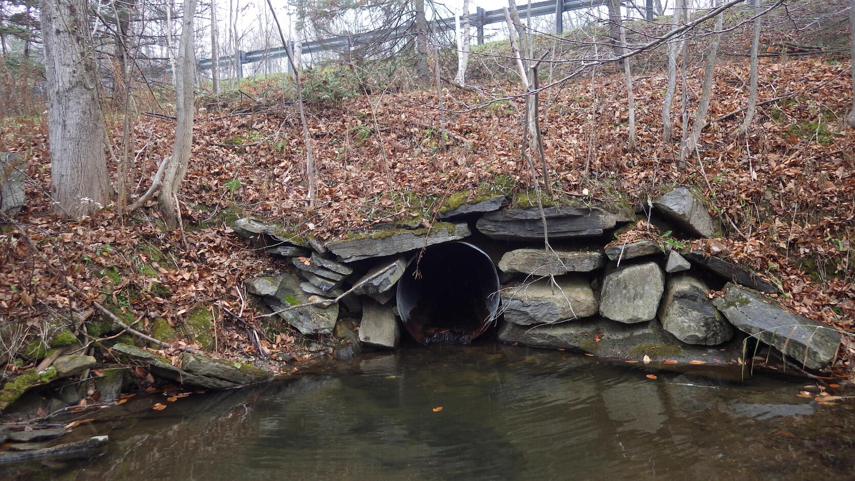 Undersized culvert, Town of Washington.