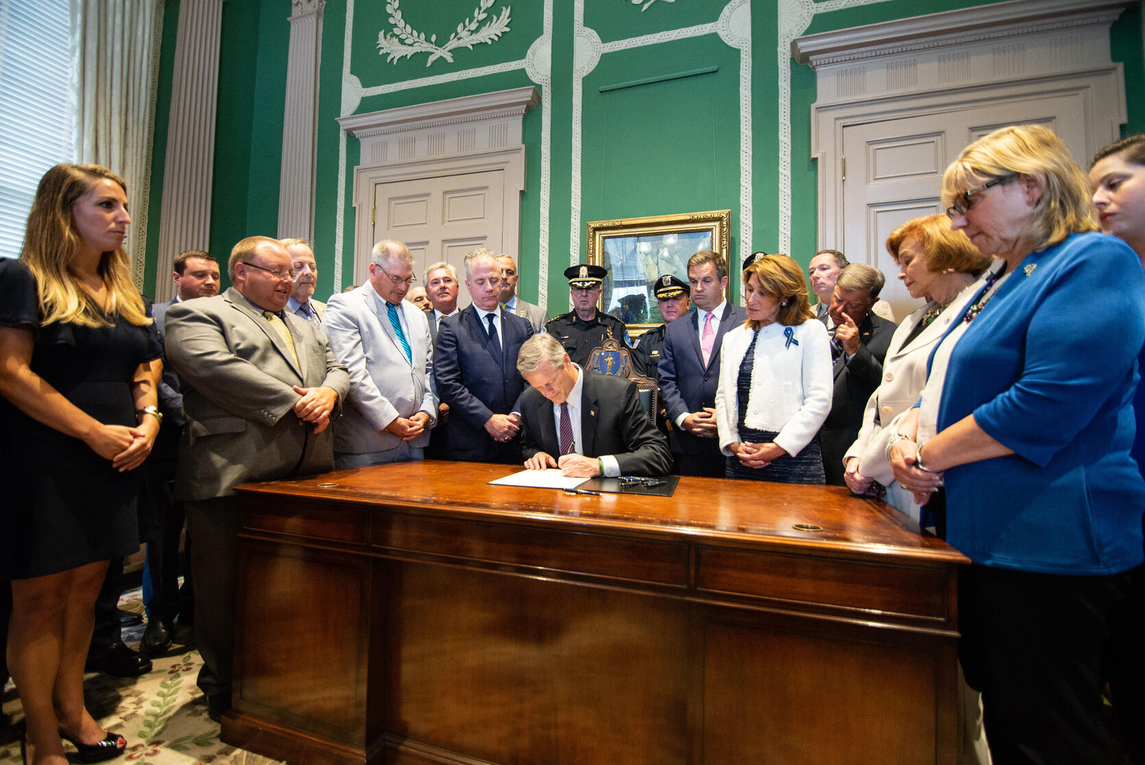 Governor Baker signs bill funding municipal police training