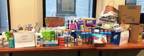 DA Office donations for Elizabeth Freeman Center