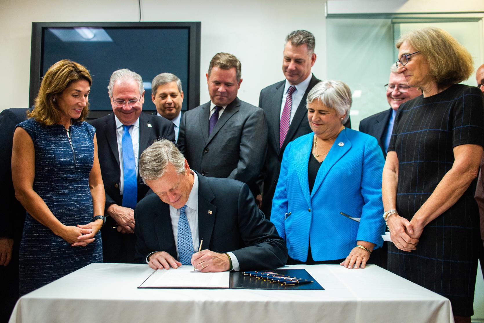 Governor Baker signs second major piece of legislation to combat the opioid epidemic.
