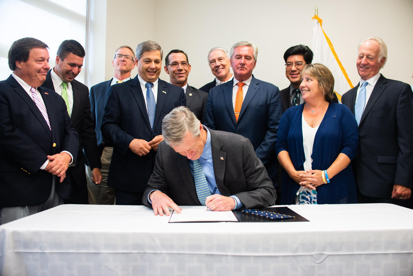 Governor Baker signs environmental bond bill into law.