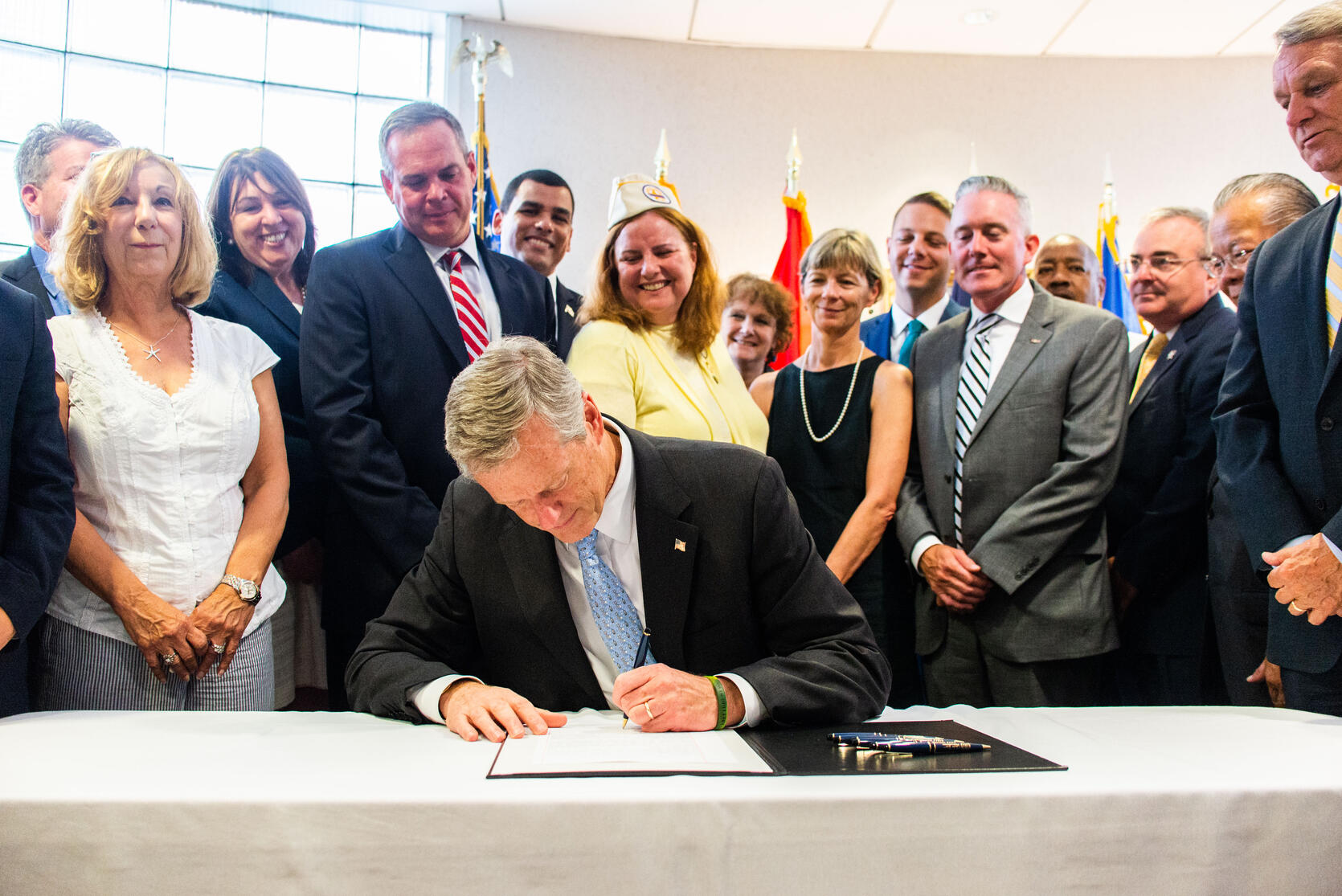 Governor Baker signs the BRAVE Act.