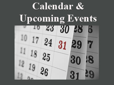 Calendar image for upcoming events