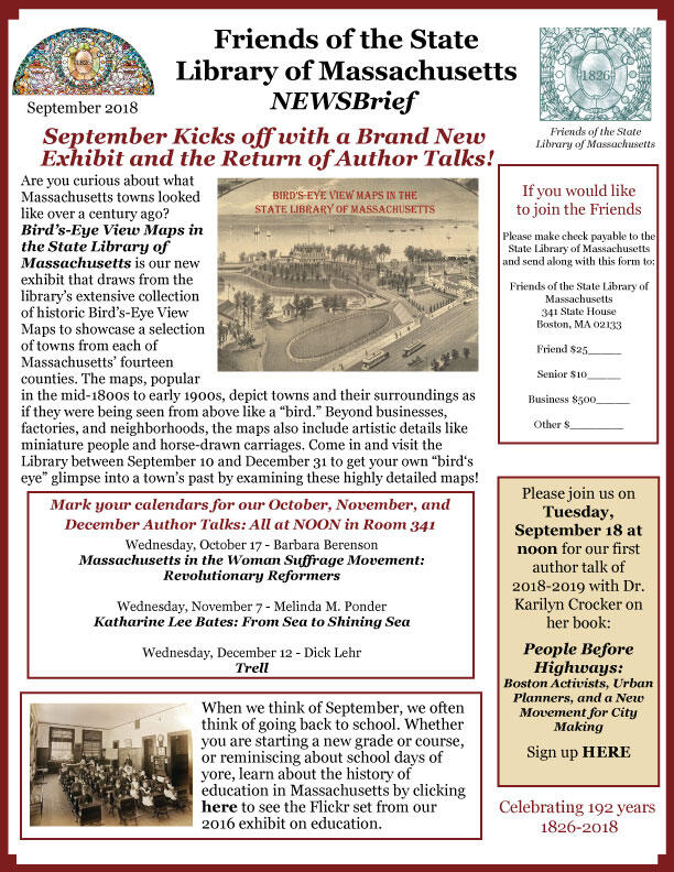 Image of the Friends Sept Newsletter