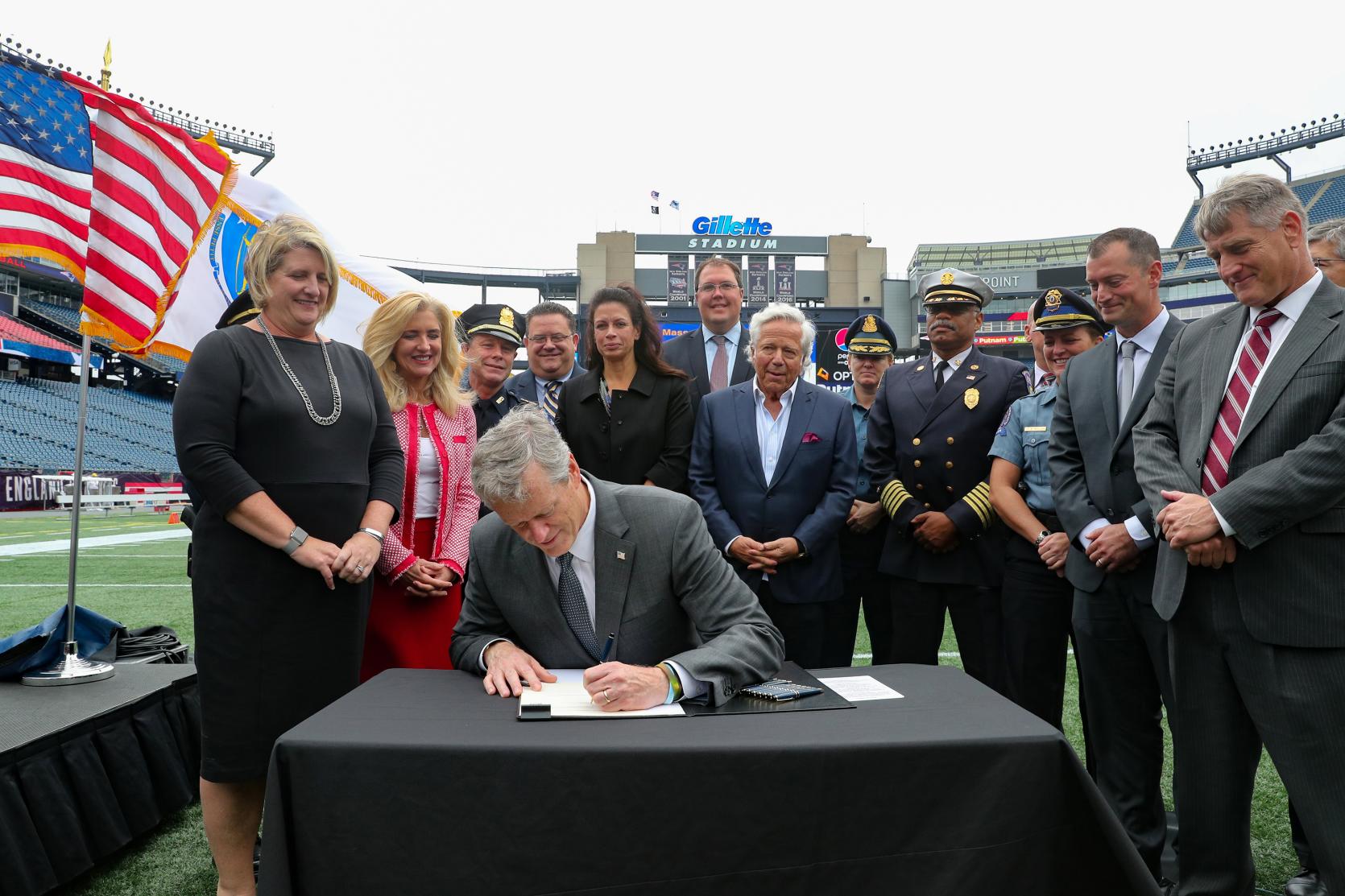 Governor Baker signs executive order to assemble a task force of security experts who will analyze ways to augment safety and preparedness at large venues.