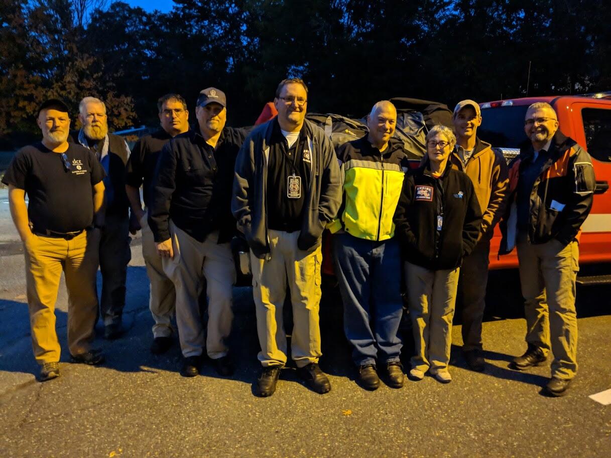Members of the Northwest Massachusetts Incident Management Team (IMT) deploy to Florida