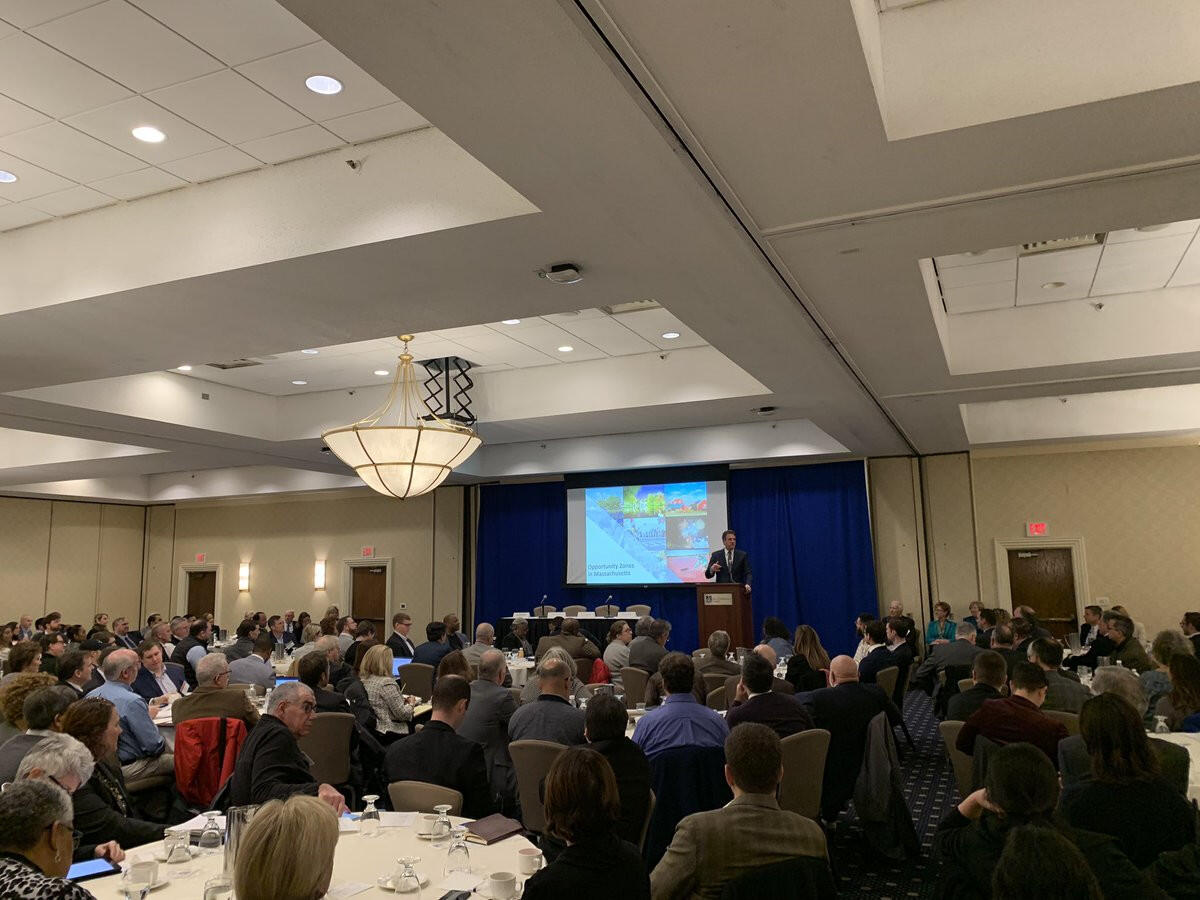 Housing and Economic Development Secretary Jay Ash speaks at the Opportunjity Zone Conference