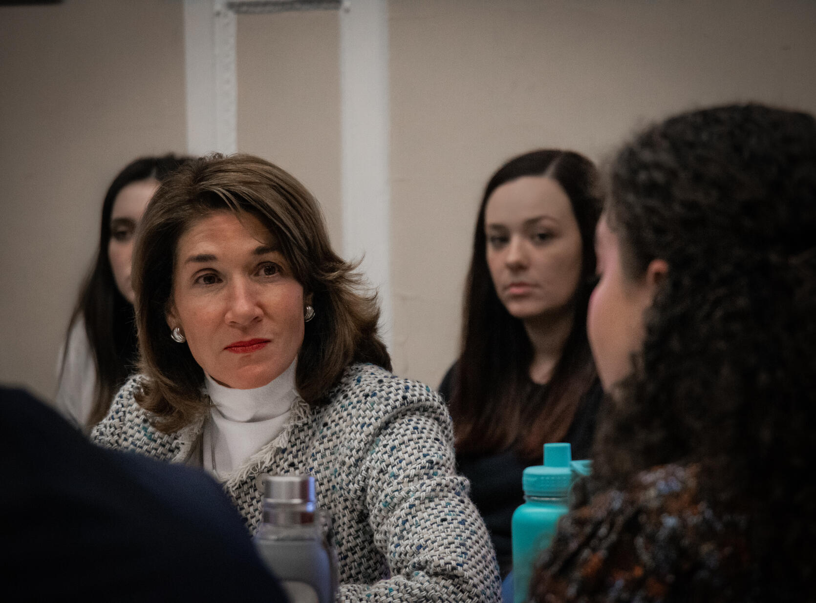 Lt. Governor Karyn Polito chairing the Governor's Council to Address Sexual Assault and Domestic Violence.