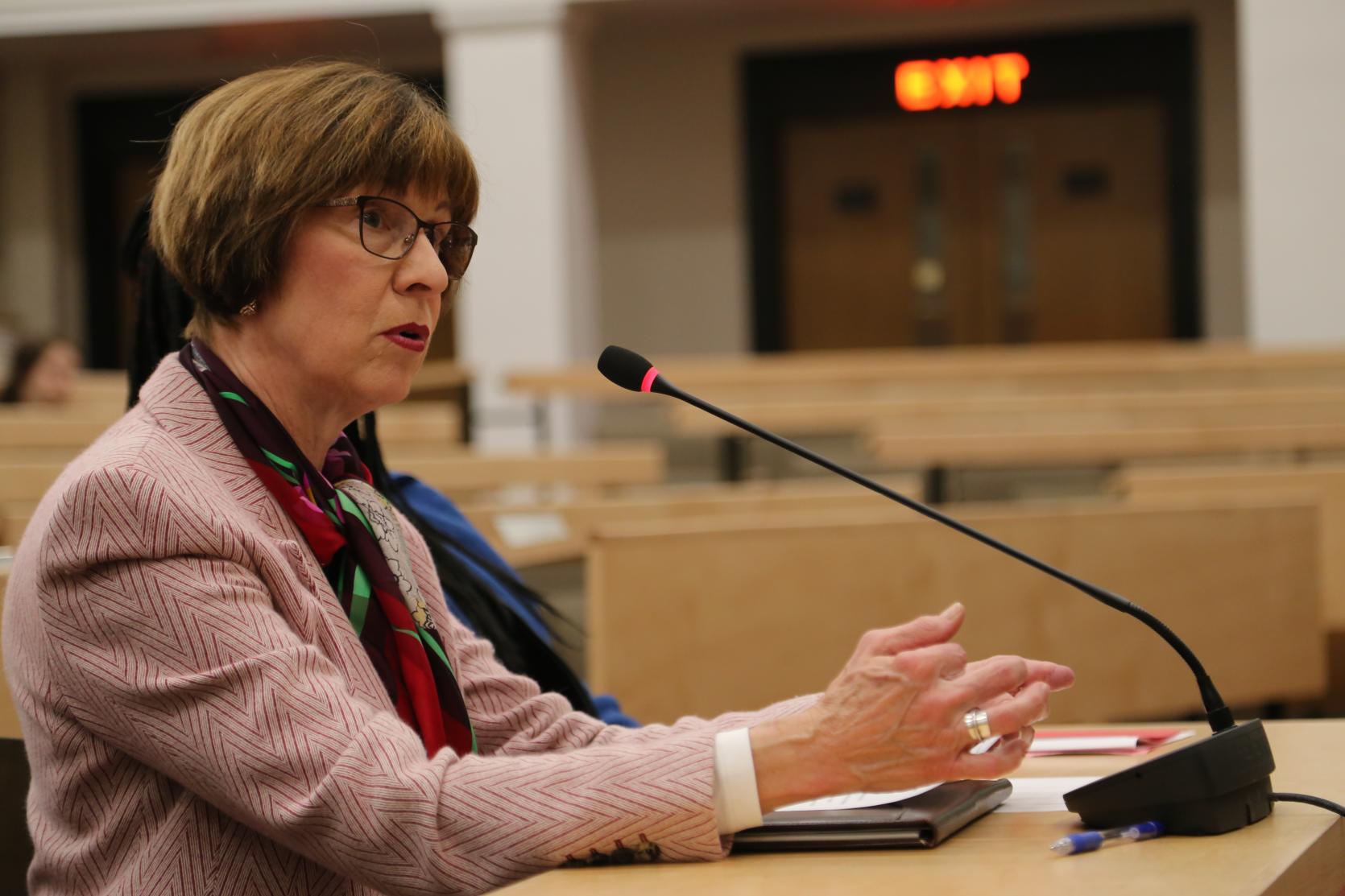 Auditor Bump testifies before the Joint Committee on Ways and Means, March 5, 2019. 