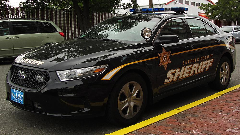 An image of a Suffolk County Sheriff vehicle. 