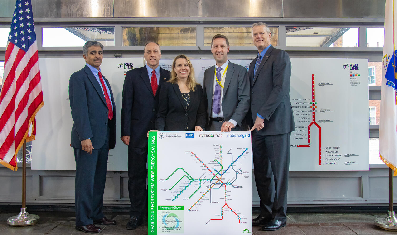 Baker Polito Administration Announces 40 Million Energy Efficiency Partnership With Mbta Eversource And National Grid Mass Gov