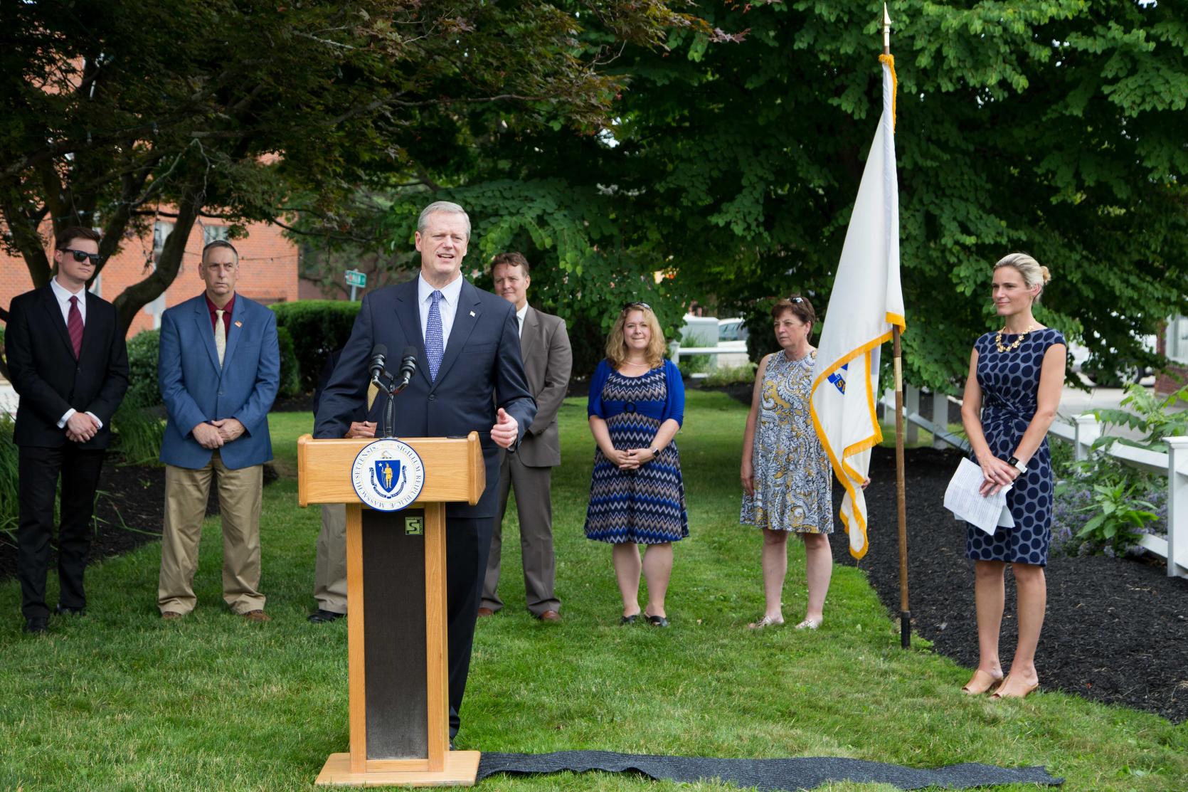 PHOTO RELEASE: Baker-Polito Administration Awards $1 Million to Town of Millbury to Address Climate Change Impacts